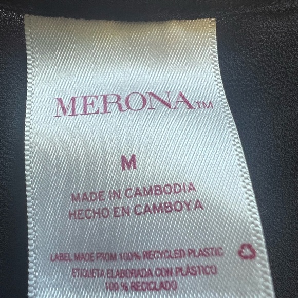 #276 Merona Black cover up - Picture 3 of 6